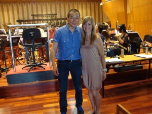 Picture of Tan Dun and Elizabeth